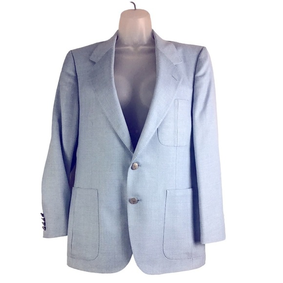 Lanvin Light Blue Oversized Blazer - Picture 1 of 15